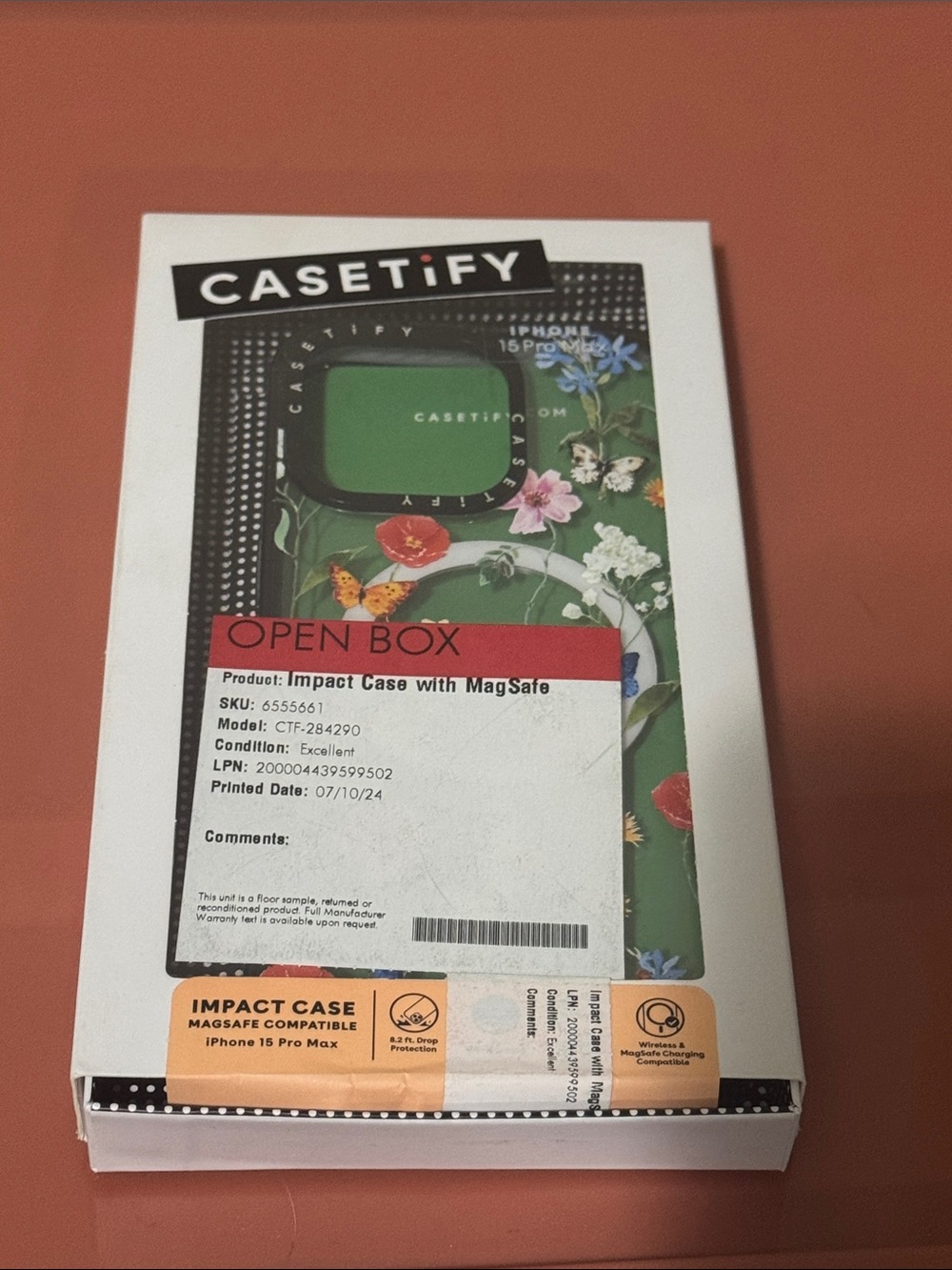 Casetify Floral & Butterfly Impact Case